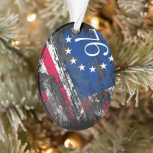 Betsy Ross Flag 1776 Patriotic 4th of July Ornament