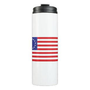 Betsy-Ross-Flag.-1776 Thermal Tumbler