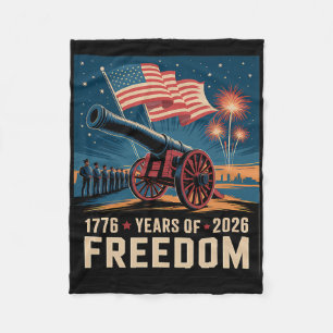 Betsy Ross Flag 250 Years Of Freedom _1 Fleece Blanket