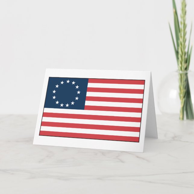 Betsy Ross Flag Card (Front)