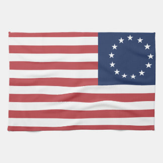 Betsy Ross Flag Design Kitchen/Bar Towels