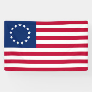 Betsy Ross Flag - Vintage American Flag Banner