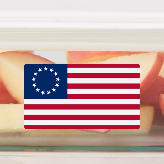 Betsy Ross Old Glory American USA Flag (Affixed)
