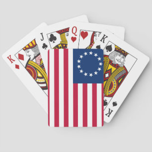 Betsy Ross Old Glory American USA Flag Playing Cards