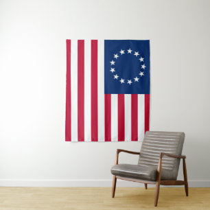 Betsy Ross Old Glory American USA Flag Tapestry