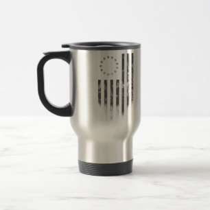 Betsy Ross Vintage American Flag Travel Mug