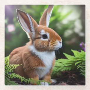 Betsy The Brown And White Bunny, Coaster