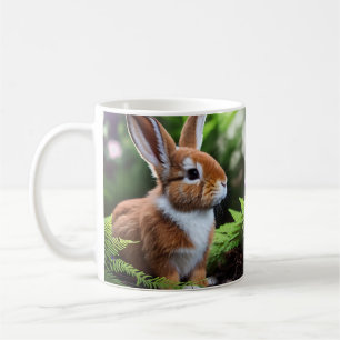 Betsy The Brown And White Bunny, Mug