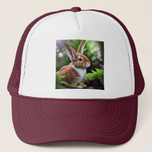 Betsy The Brown And White Bunny, Truckers Hat