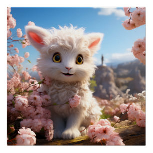 Betsy - The cuddly baby goat Poster