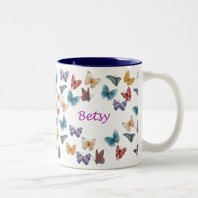 Betsy Two-Tone Coffee Mug (Right)