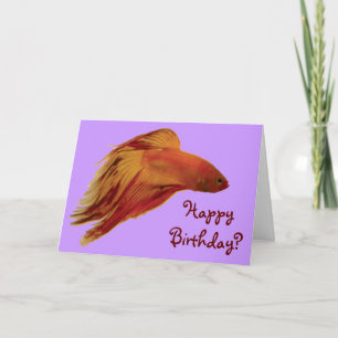 Betta - Birthday Card