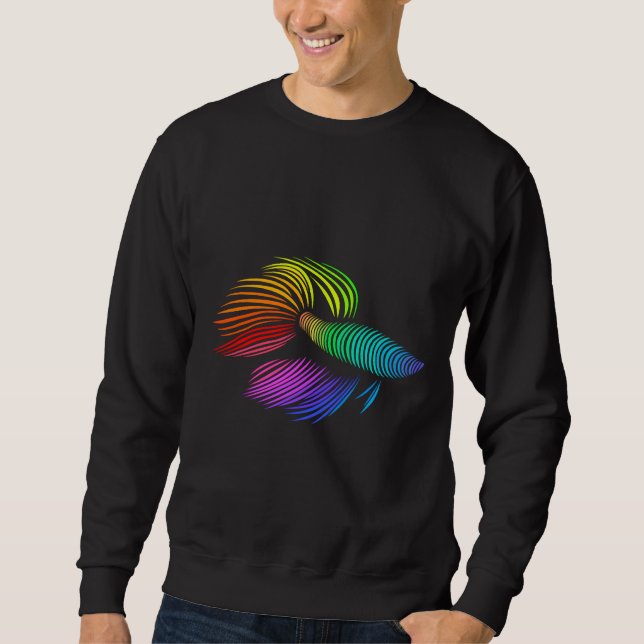 Betta Fish 531 Sweatshirt (Front)