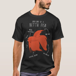 Betta Fish Anatomy T-Shirt