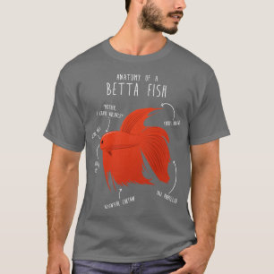 Betta Fish Anatomy T-Shirt