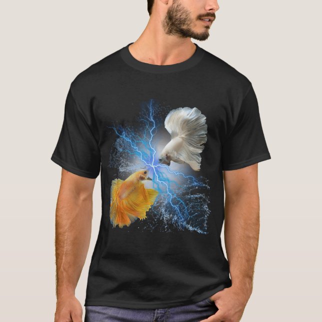 Betta Fish Battle T-Shirt (Front)