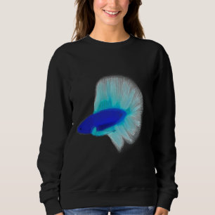 Betta Fish Blue 66 Sweatshirt