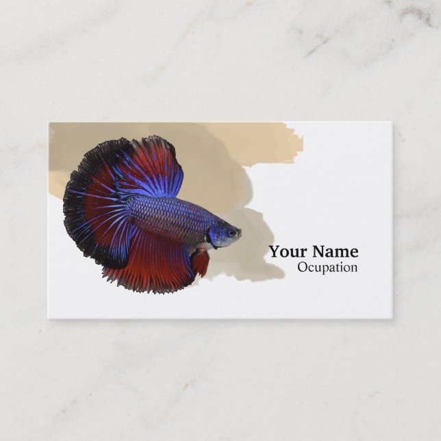 Betta Fish Business Card (Front)