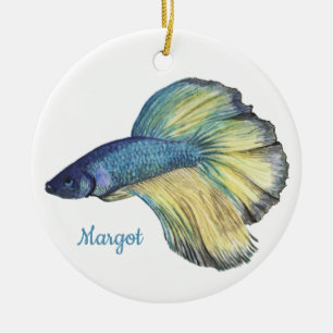 Betta Fish Ceramic Tree Decoration