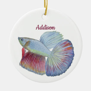 Betta Fish Ceramic Tree Decoration