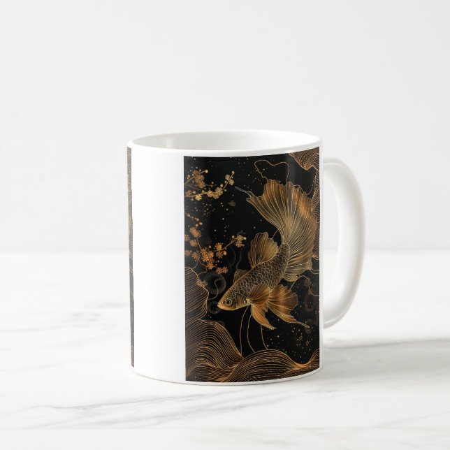 Betta Fish Coffee Mug (Front Right)