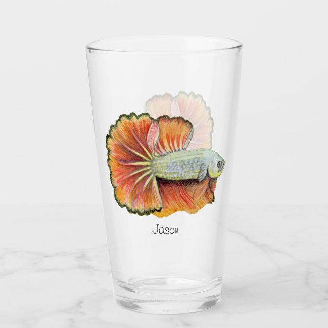 Betta Fish Glass (Front)