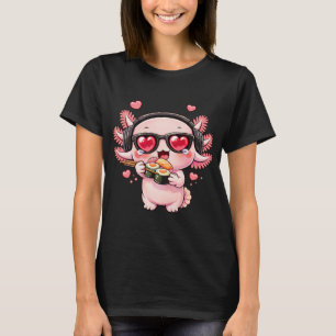 Betta Fish in Santa Hat and Christmas Lights T-Shirt