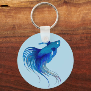 Betta Fish Key Ring