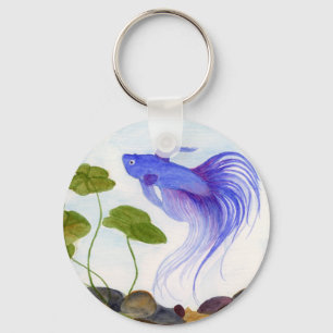 Betta Fish Key Ring