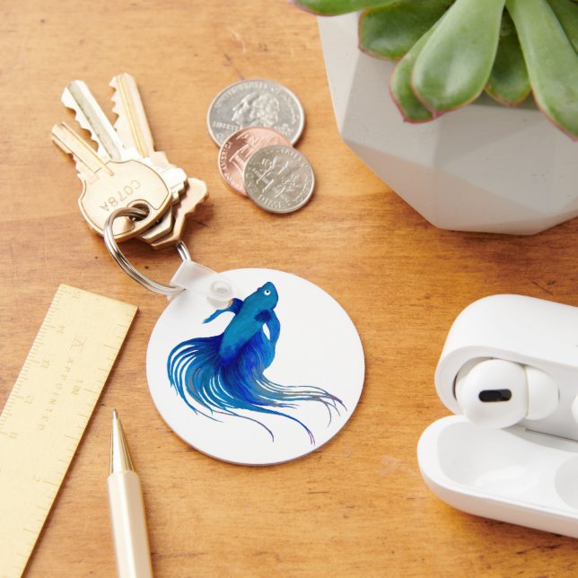 Betta Fish Key Ring (Desk)