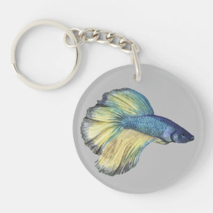 Betta Fish Keychain