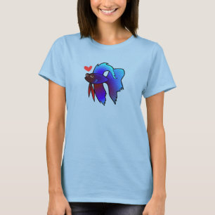 Betta Fish / Siamese Fighting Fish Love T-Shirt