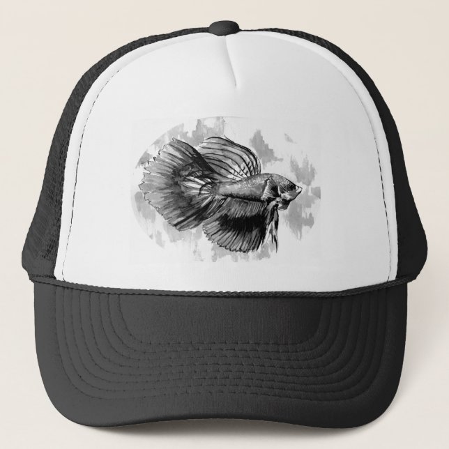 Betta Fish Trucker Cap (Front)