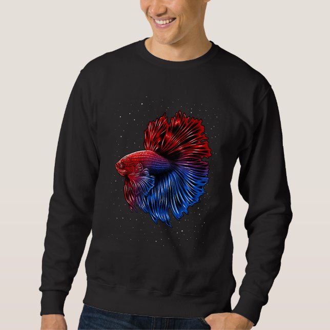 Betta In The Space Sweatshirt (Front)