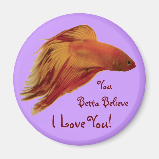 Betta - Love You Magnet (Front)