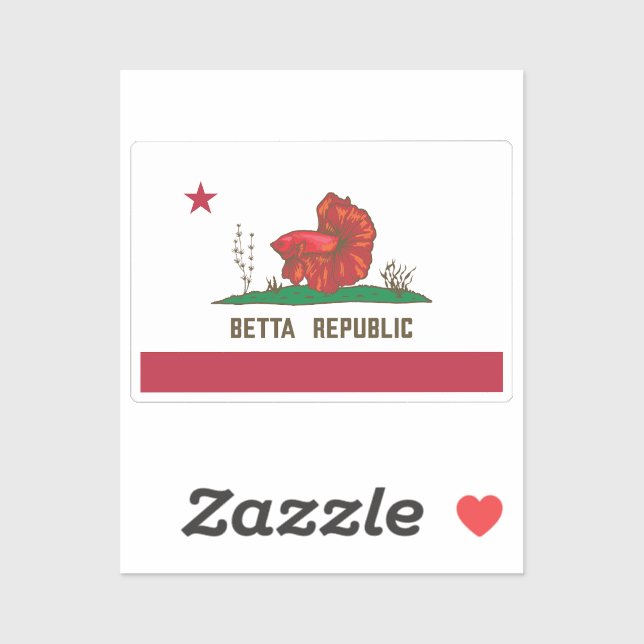 Betta Republic Flag (Sheet)