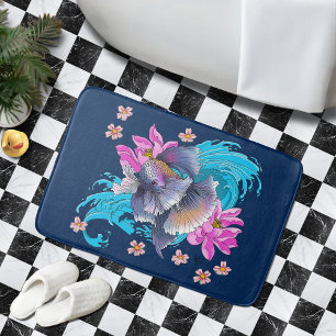Betta Siamese Fighting Fish Bath Mat