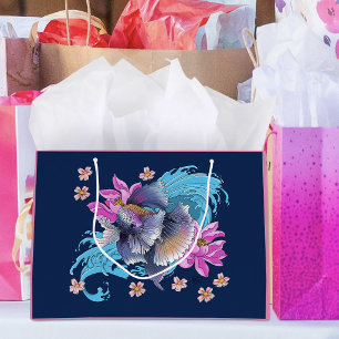 Betta Siamese Fighting Fish Large Gift Bag