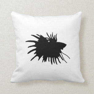 Betta Silhouette Love Siamese Fighting Fish Cushion