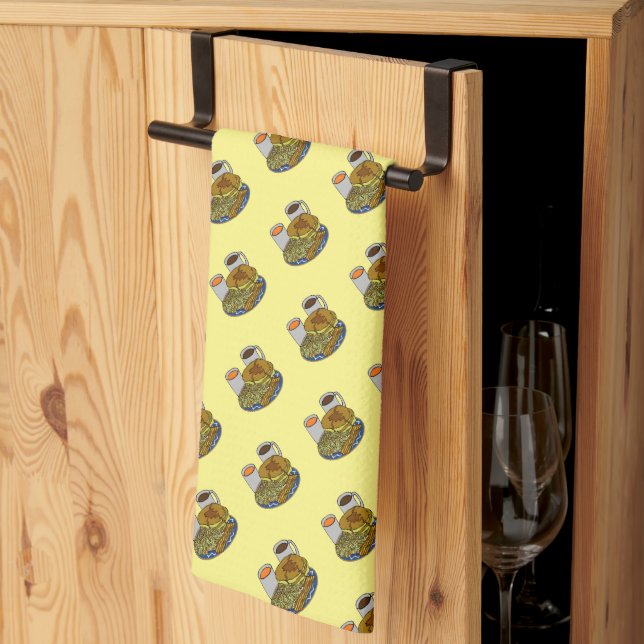 Better Breakfast Day Tea Towel (Thirds Fold)