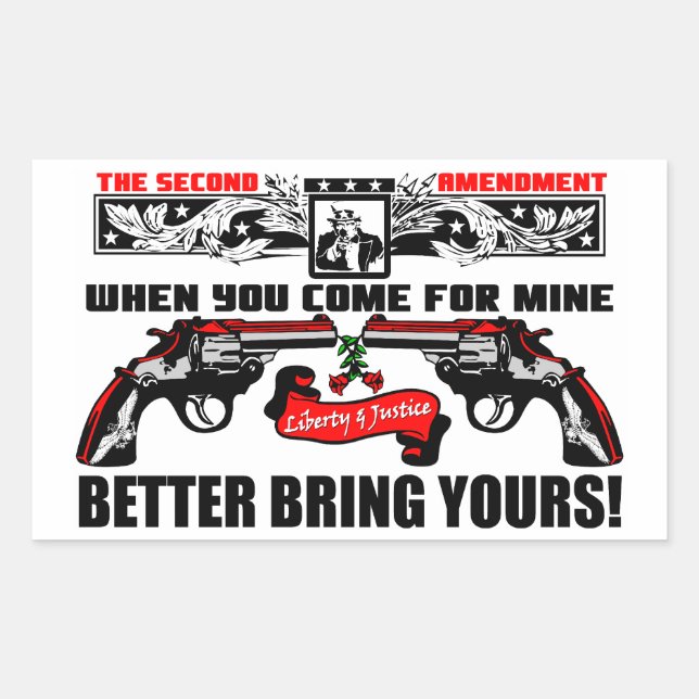 Better Bring Yours! Rectangular Sticker (Front)