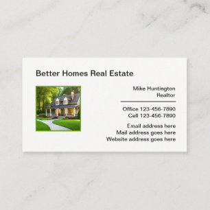 Better Homes And Real Estate Business Card
