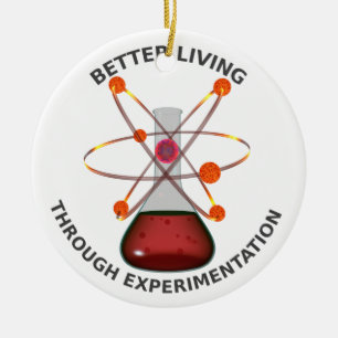Better Living Through Experimentation Ceramic Tree Decoration