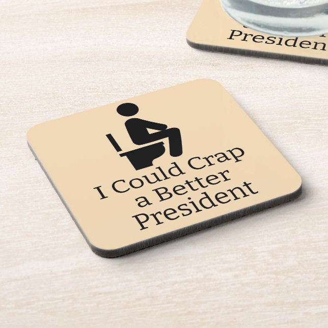 Better President Beverage Coaster (Left Side)