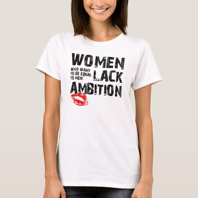Better Than Equal Funny Woman's T-Shirt (Front)