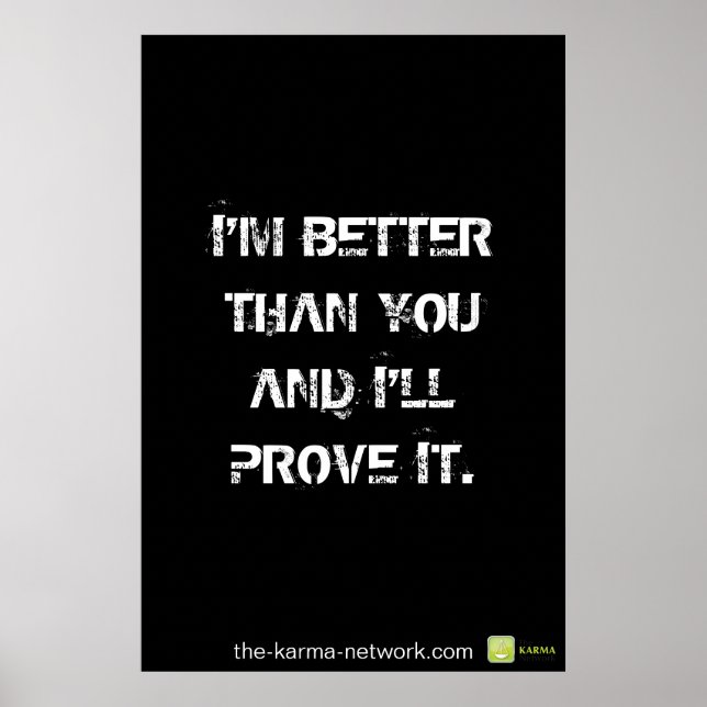 Better Than You Poster (Front)