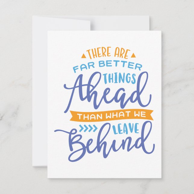 Better Things Ahead New Year Holiday Card (Front)