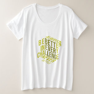 Better Through Challenge Built by Every Setback Pr Plus Size T-Shirt