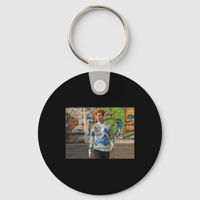 Better To Be Friends Sticker  Key Ring (Front)