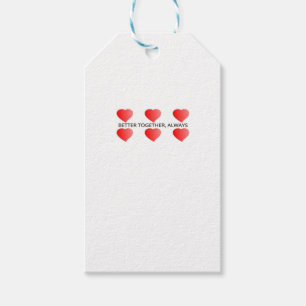 Better Together Always Classic Style  Gift Tags